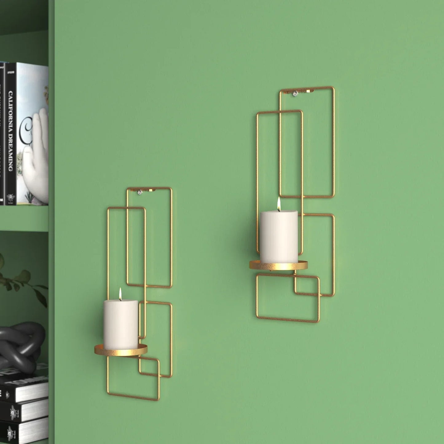 13.1" Stainless Steel Wall Sconce (Set of 2)